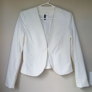 H&M White Women's Blazer